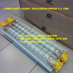 Lampu Anti Ledak Explosion Proof TL 2 x 18 Watt